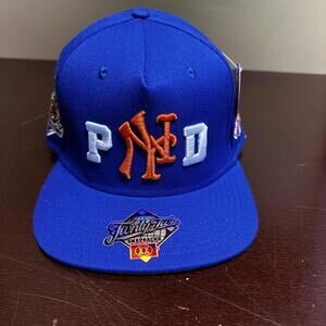 Twenty Two NYPD Royal blue orange snapback hat